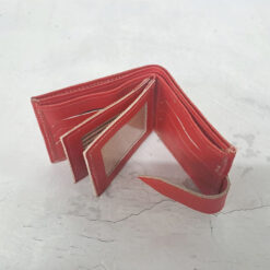 Alternative view of BILLETERA CUERO ROJO CON RABILLO