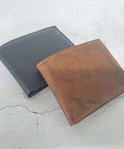 BILLETERA CUERO CON PORTA TARJETA