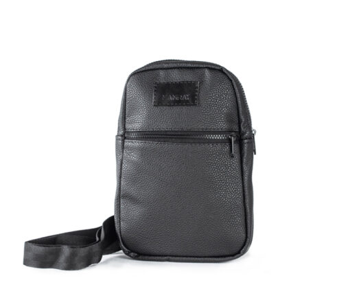 MOCHILA CRUZADA NEGRA - MANRAY - Imagen 2