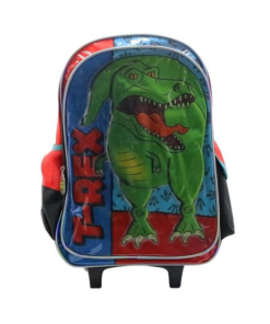 MOCHILA C/CARRO 18" MUNDO DINO /  CRESKO