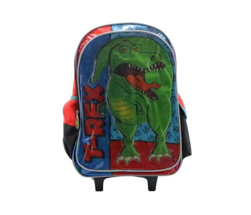 MOCHILA C/CARRO 18" MUNDO DINO /  CRESKO