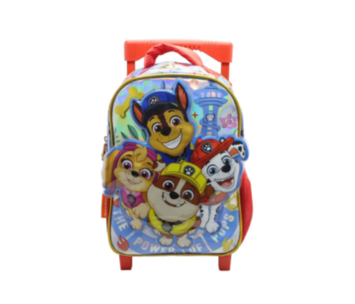 MOCHILA 12" C/CARRO PAW PATROL CRESKO
