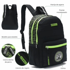 Alternative view of MOCHILA 18" GAMER SKORA