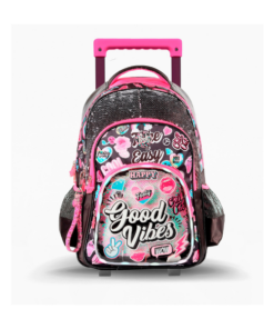 MOCHILA 18" C/CARRO GOOD VIVES / FOOTY
