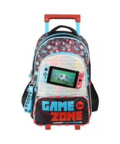 MOCHILA 18" C/CARRO GAME ZONE / FOOTY