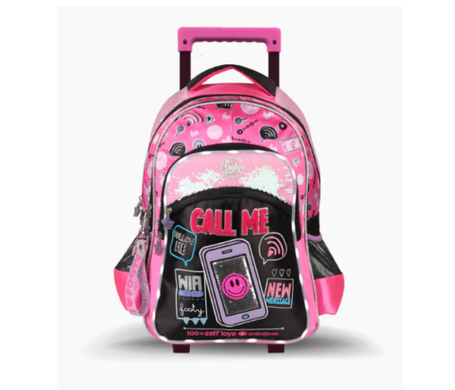 MOCHILA 18" CALL ME C/CARRO / FOOTY