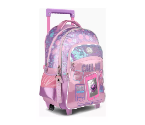 MOCHILA 18" CALL ME C/CARRO / FOOTY - Imagen 3
