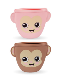 PORTA SNACK ROSA X 2 -  MONO LULO