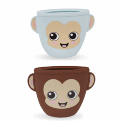 PORTA SNACK CELESTE  X 2 - MONO LULO