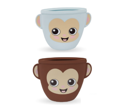 PORTA SNACK CELESTE  X 2 - MONO LULO