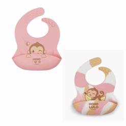 SET X 2 BABEROS ROSA - MONO LULO