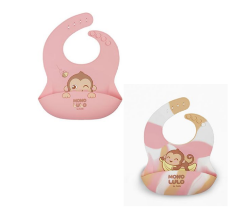 SET X 2 BABEROS ROSA - MONO LULO