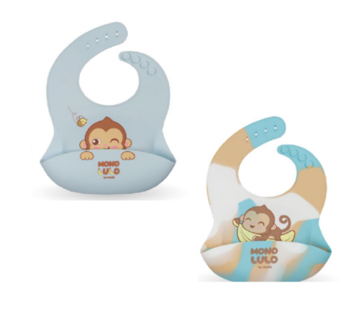 SET X 2 BABEROS CELESTE - MONO LULO