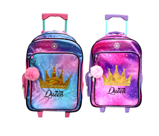 MOCHILA 19" C/CARRO CORONA  /  PHI PHI TOYS