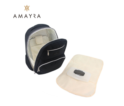 MOCHILA NEGRO MATERNAL AMAYRA - Imagen 3