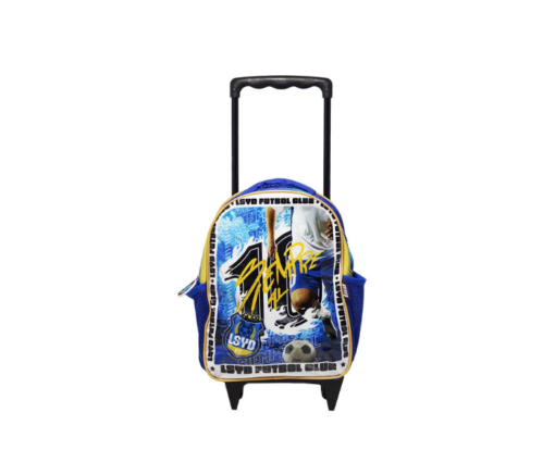 MOCHILA 12" C/CARRO AZ. FRANCIA FUTBOL LSYD