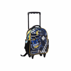 MOCHILA 12" C/CARRO NEGRO FUTBOL LSYD