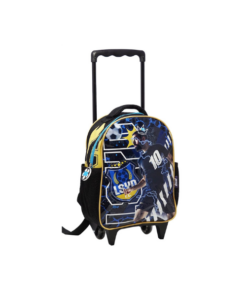 MOCHILA 12" C/CARRO NEGRO FUTBOL LSYD