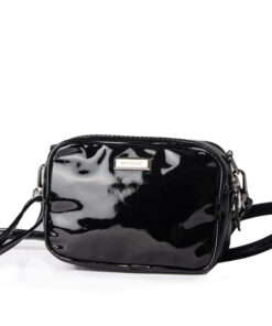 BANDOLERA MINI NEGRO CHAROL - MANRAY