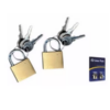 CANDADO X 2 UNIDADES CON LLAVE