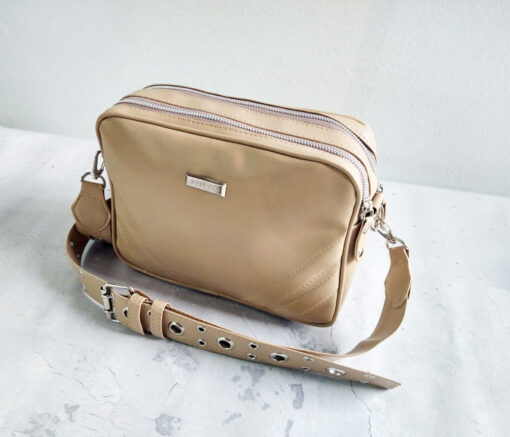 BANDOLERA DOBLE CAMEL   - MANRAY