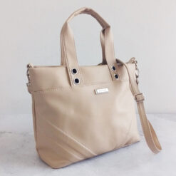 BANDOLERA MINI TOTE CAMEL -  MANRAY