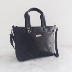 BANDOLERA MINI TOTE NEGRO -  MANRAY