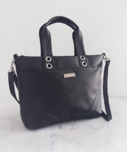 BANDOLERA MINI TOTE NEGRO -  MANRAY