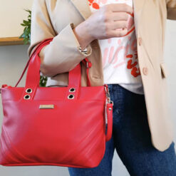 BANDOLERA MINI TOTE ROJO -  MANRAY