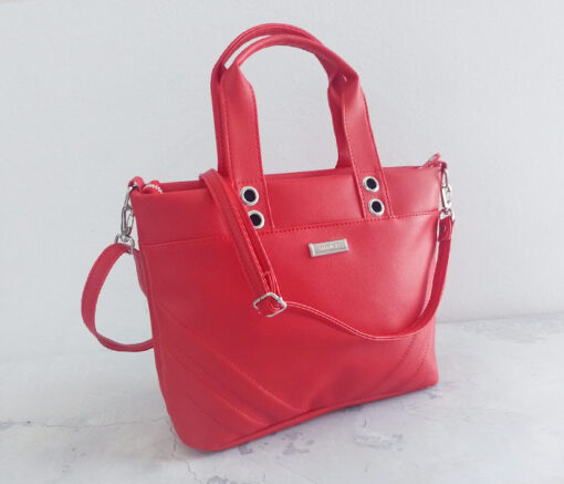BANDOLERA MINI TOTE ROJO -  MANRAY