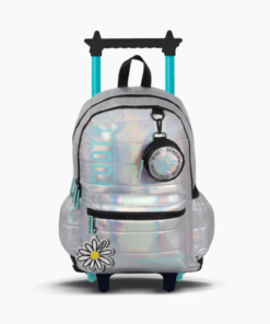 MOCHILA C/CARRO 18" MARGARITA PLATA FOOTY