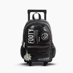 MOCHILA C/CARRO 18" MARGARITA NEGRO FOOTY