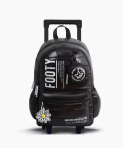 MOCHILA C/CARRO 18" MARGARITA NEGRO FOOTY