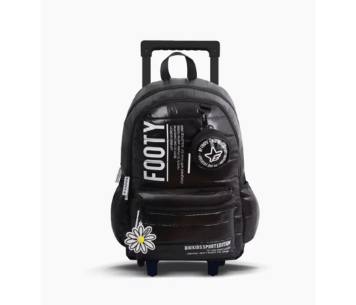 MOCHILA C/CARRO 18" MARGARITA NEGRO FOOTY