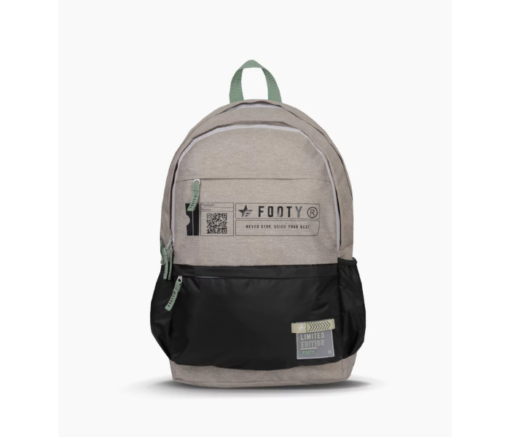 MOCHILA 18" NEVER STOP GRIS C/NEGRO FOOTY
