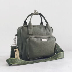 BANDOLERA CON BOLSILLO VERDE  - MANRAY
