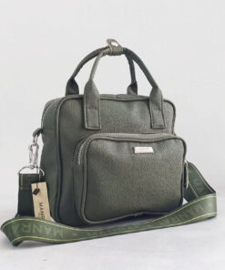 BANDOLERA CON BOLSILLO VERDE  - MANRAY