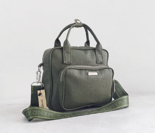 BANDOLERA CON BOLSILLO VERDE  - MANRAY