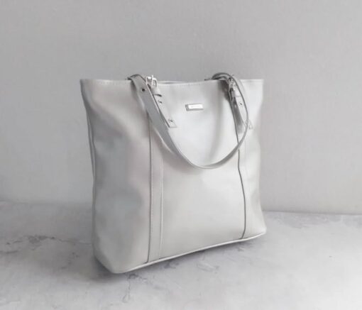 CARTERA TOTE PLATA -  MANRAY