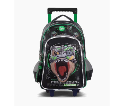 MOCHILA C/CARRO 18" NEGRA -  FOOTY