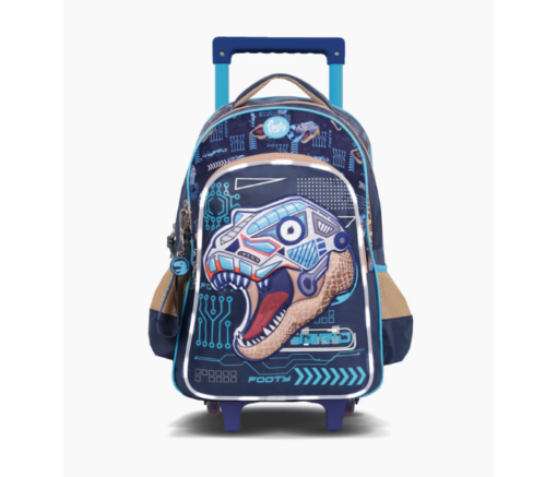 MOCHILA C/CARRO 18" AZUL -  FOOTY