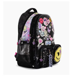 Alternative view of MOCHILA NEGRA 18" SMILE-  FOOTY