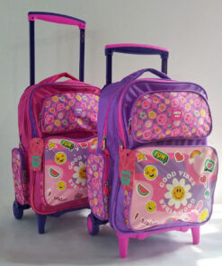 MOCHILA 18" C/CARRO GOOD VIBES OWEN