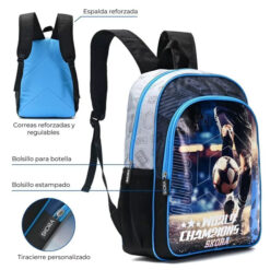 Alternative view of MOCHILA FUTBOL 16" SKORA