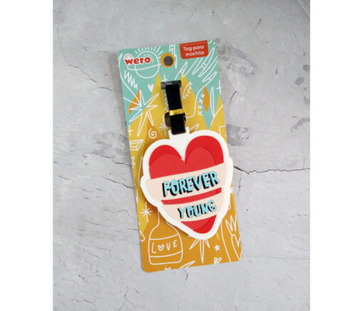 TAG PARA MOCHILA FOREVER YOUNG -WERO