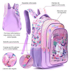 MOCHILA UNICORNIO 18" SKORA