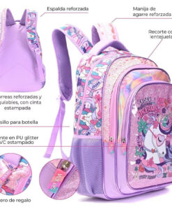 MOCHILA UNICORNIO 18" SKORA