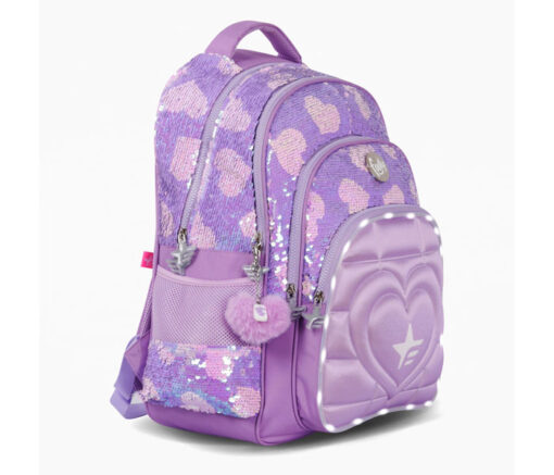 MOCHILA FOOTY 18" LILA