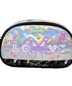 CARTUCHERA 2 CIERRES BUTTERFLY PHIPHI TOYS