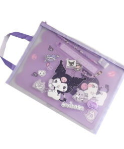 SET SOBRE CUADERNO C/ÚTILES LILA